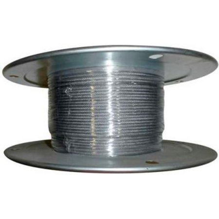 ADVANTAGE SALES & SUPPLY Advantage 250' 1/4" Diameter 7x19 Stainless Steel Aircraft Cable SSAC2507X19R250 SSAC2507X19R250